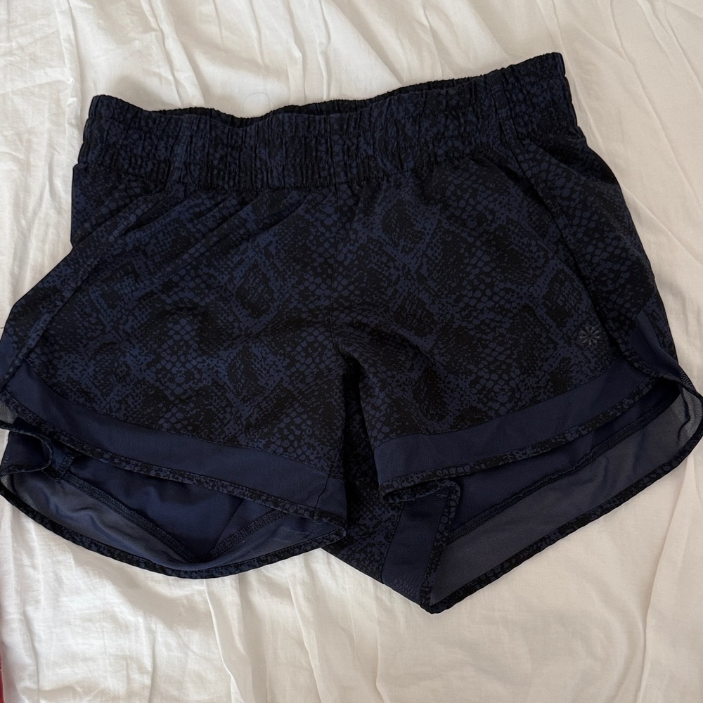 ATHLETA XS 3” Workout Shorts Blue//Black